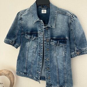 Denim Short Sleeve Jacket